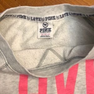 PINK Victoria's Secret Tops - Victoria Secret PINK Crop Sweatshirt PINK Victoria's Secret Tops - Victoria Secret PINK Crop Sweatshirt